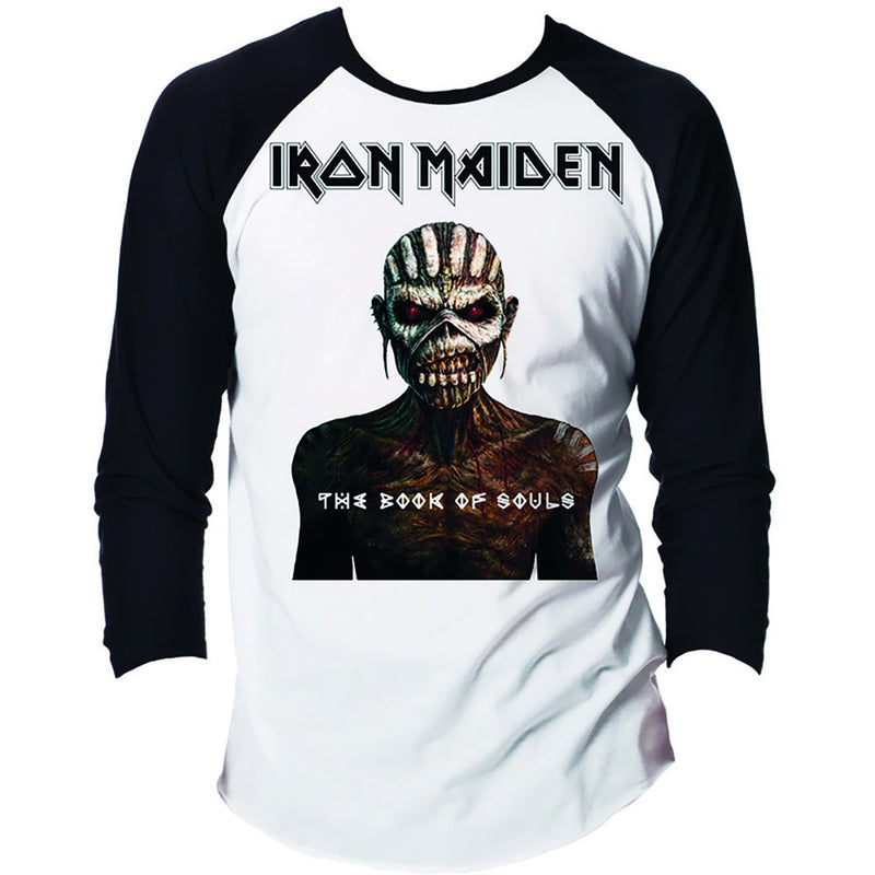 IRON MAIDEN - Official Book Of Souls Raglan / Long-Sleeved / T-Shirt / Men's