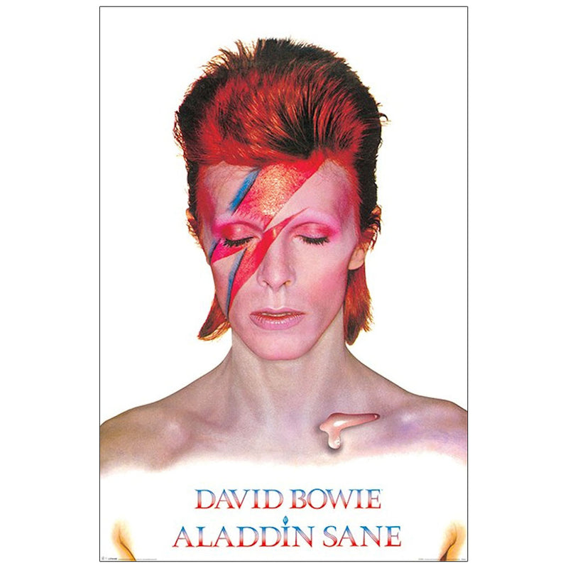 DAVID BOWIE - Official Aladdin Sane / Poster