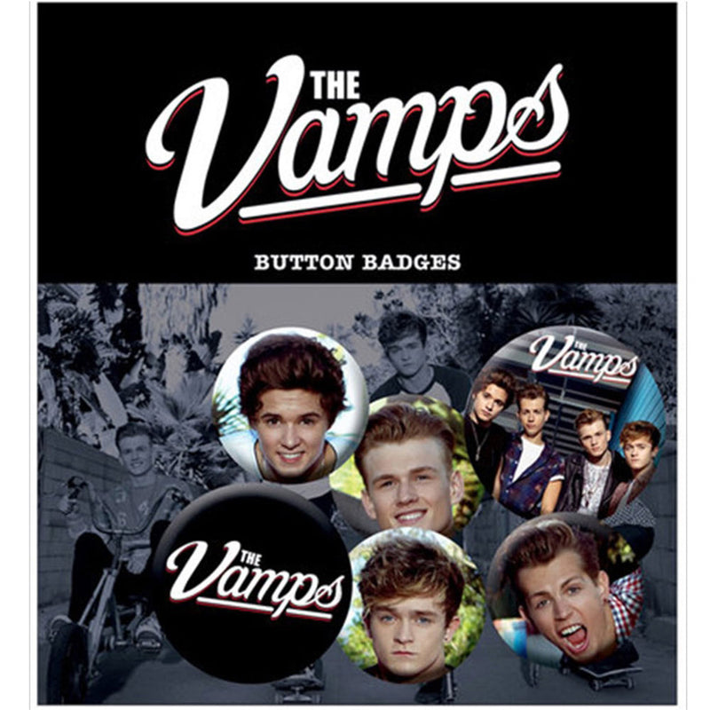 THE VAMPS - Official Mix 6 Pieces / Button Badge