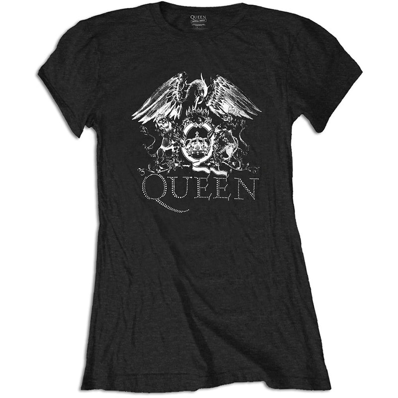 QUEEN - Official Logo / Diamante (Brand) / T-Shirt / Women's