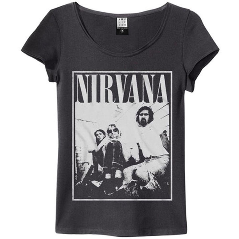 NIRVANA - Official Group Shot / Amplified (Brand) / T-Shirt / Women's