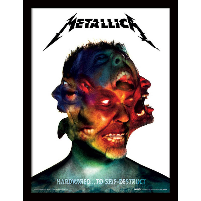 METALLICA - Official Hardwired / Framed Print