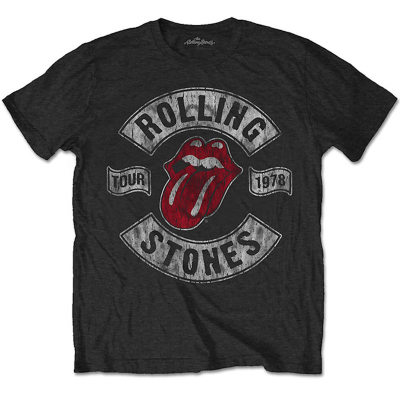 ROLLING STONES - Official Us Tour 1978 (Reprinted Tour T Series) / Back Print / T-Shirt / Men's