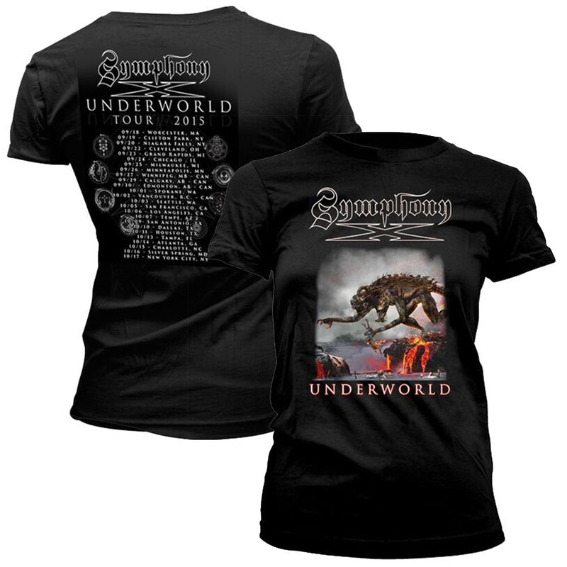 SYMPHONY X - Official There Monster / Back Print / T-Shirt / Women's