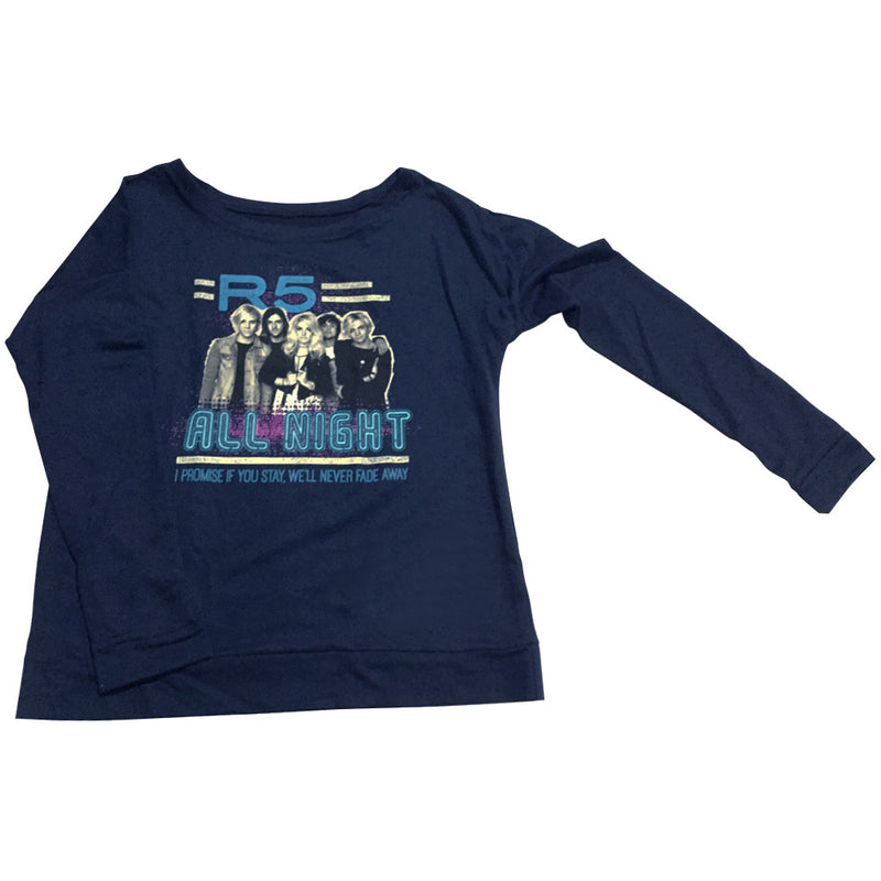 R5 - Official All Night Group / Long-Sleeved / T-Shirt / Men's