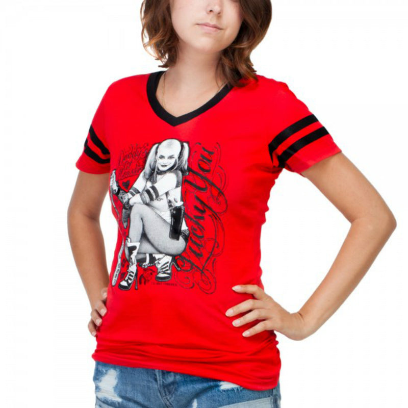 SUICIDE SQUAD - Official Harley Quinn Lucky You / T-Shirt / Women's