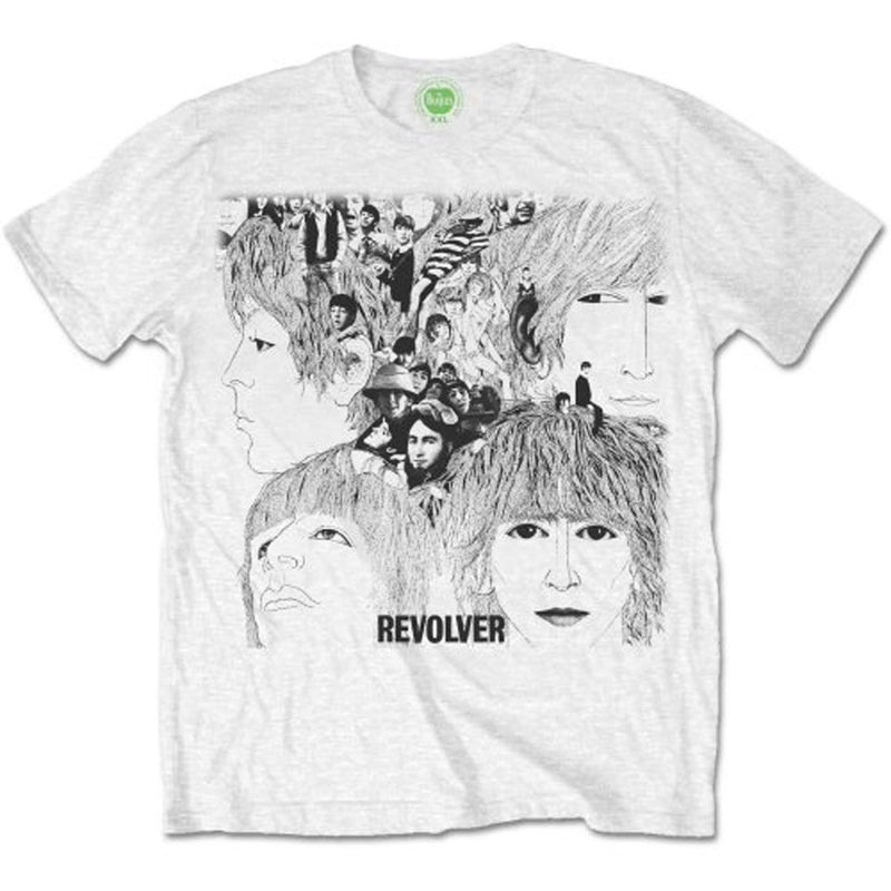 THE BEATLES - Official Revolver Album Cover / T-Shirt / Men's