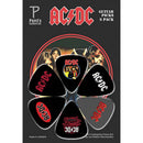 AC/DC - 官方吉他圖片 6 張套裝/吉他撥片