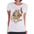 DC COMICS - Official Justice League Bombshell Harley Quinn Badge / T-Shirt / Women's