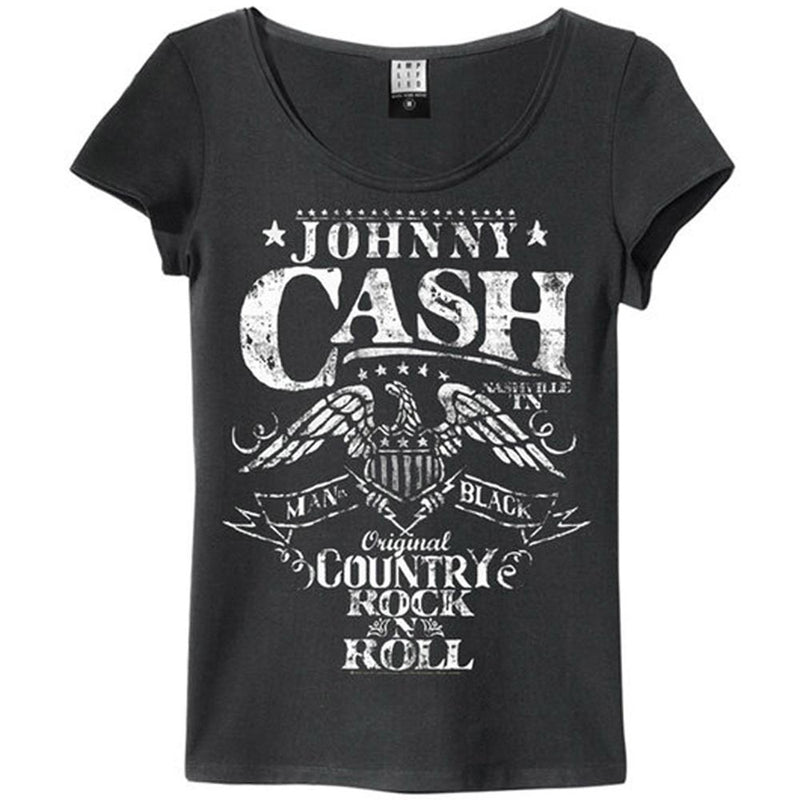 JOHNNY CASH - Official Eagle/Amplified (Brand)/T 卹/女士