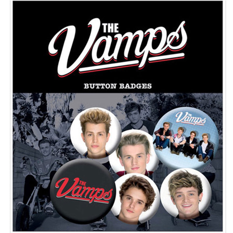 THE VAMPS - Official Studio 6 Pieces / Button Badge