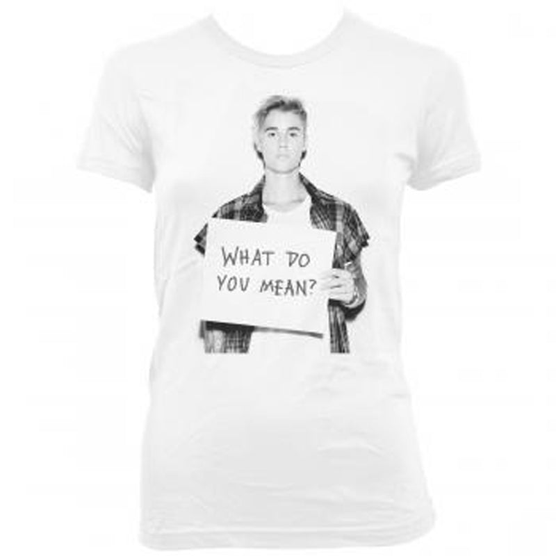 JUSTIN BIEBER - Official What Do You Mean / T-Shirt / Women's