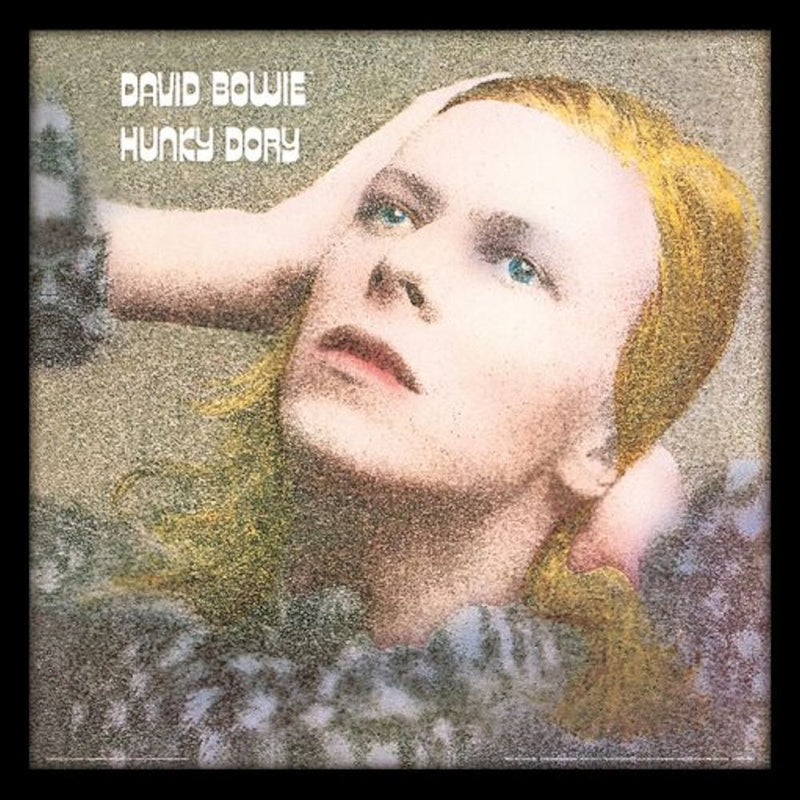 DAVID BOWIE - 官方 Hunky Dory（專輯封面裱框印刷）/ 裱框印刷