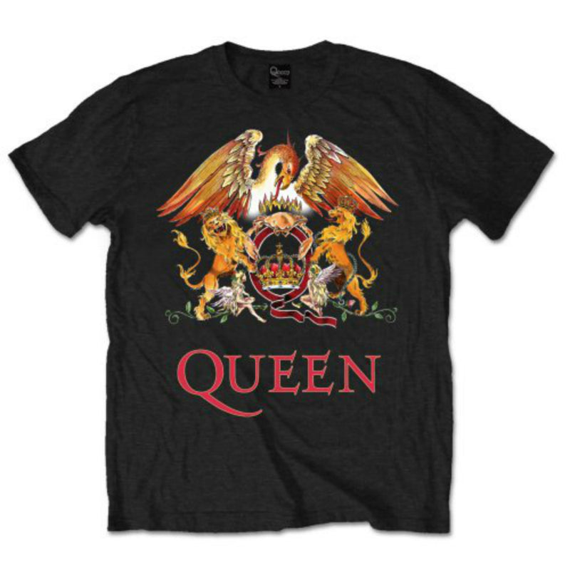 QUEEN - Official Classic Crest / T-Shirt / Men's