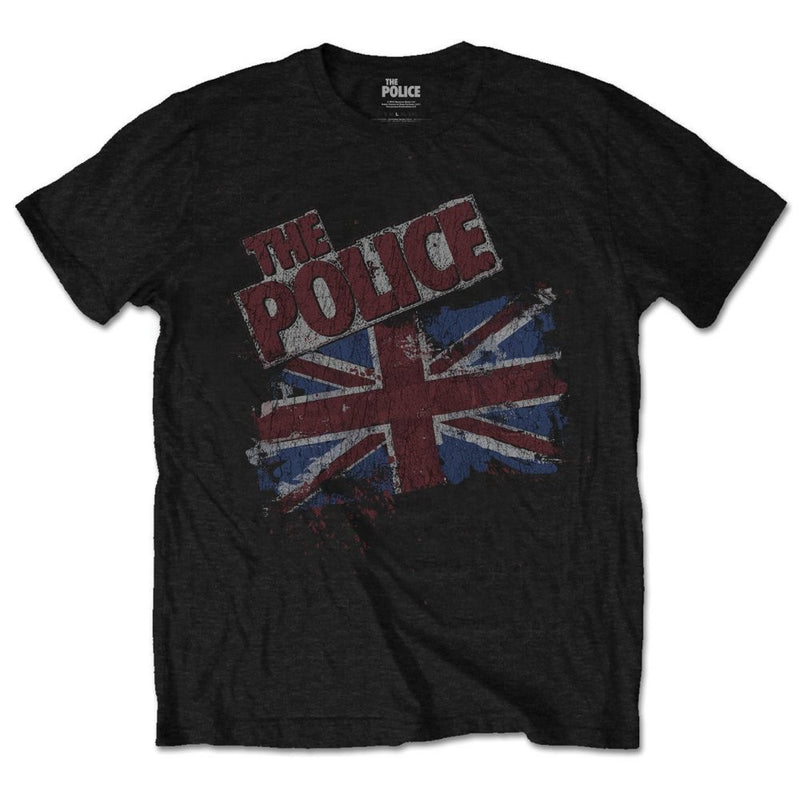 POLICE - Official Vintage Flag / T-Shirt / Men's