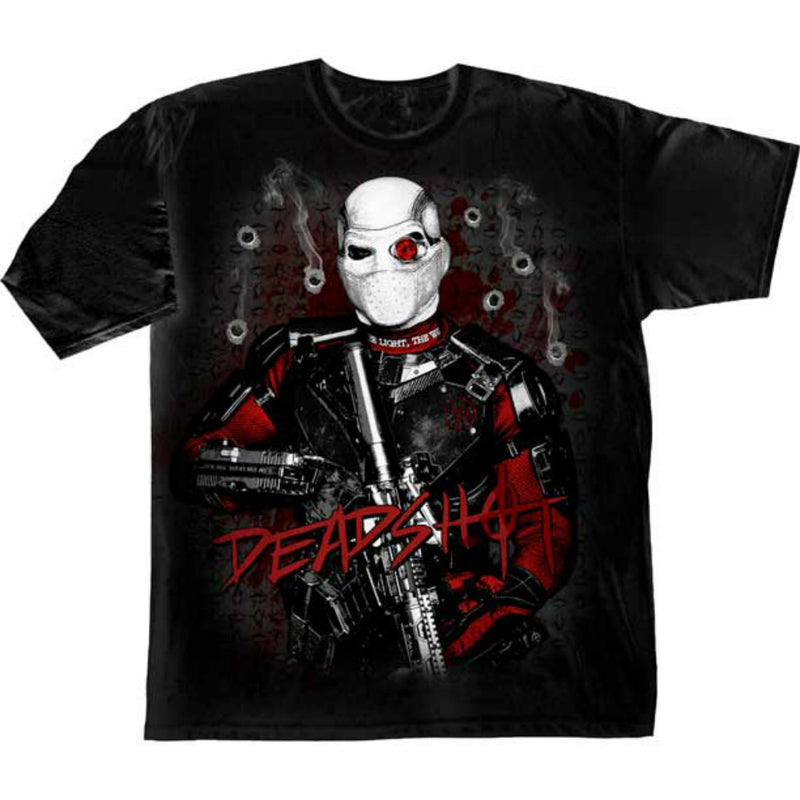 SUICIDE SQUAD - Official Deadshot Bullet Holes / T-Shirt / Men's