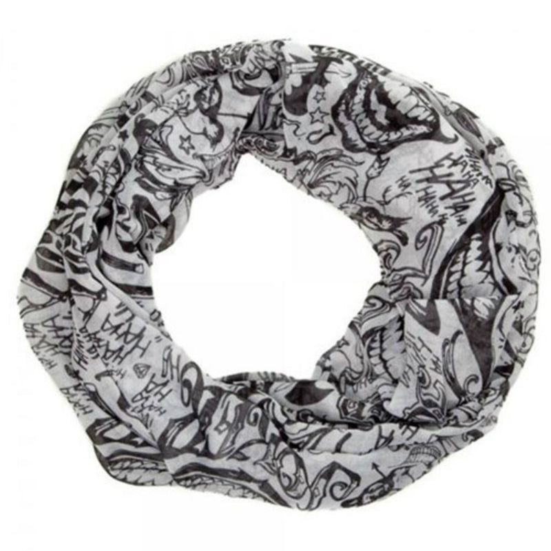 SUICIDE SQUAD - Official Joker Tattoo Infinity Scarf / Scarf