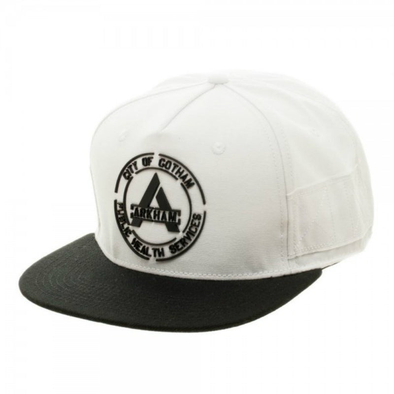 SUICIDE SQUAD - Official Arkham White Snapback / Cap / Men's