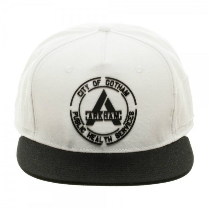 SUICIDE SQUAD - Official Arkham White Snapback / Cap / Men's