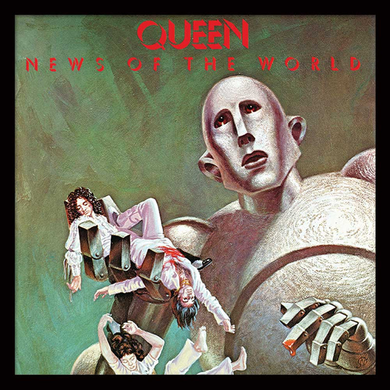 QUEEN - 世界官方新聞（專輯封面裱框印刷）/裱框印刷