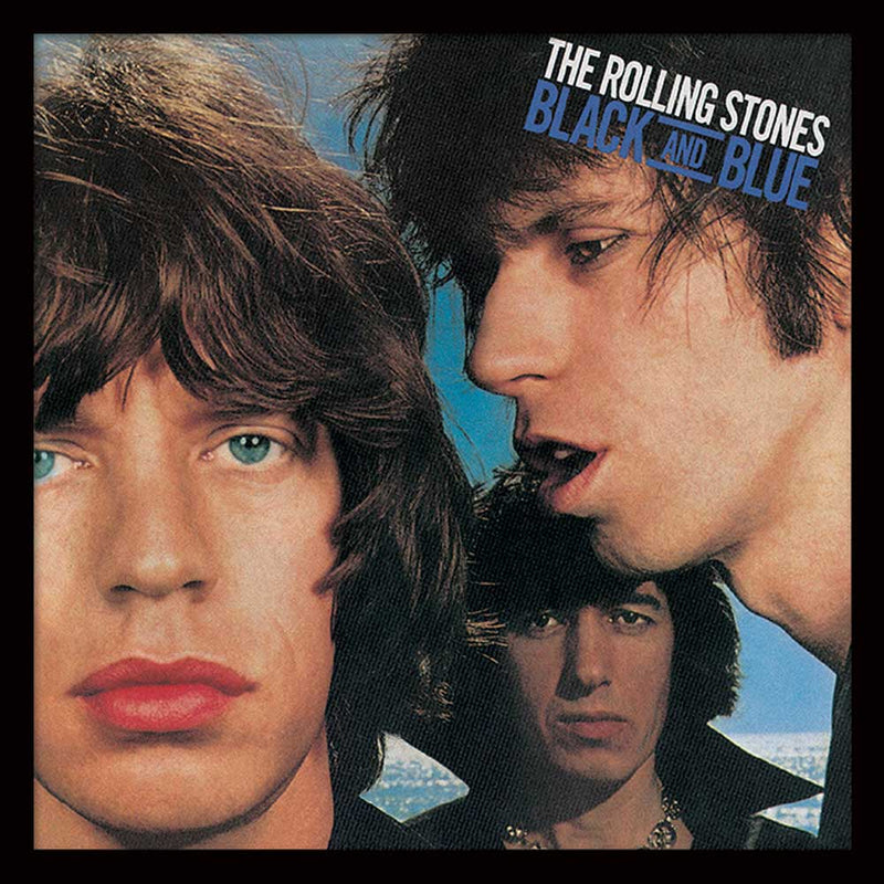 ROLLING STONES - Official Black An Blue (Album Cover Framed Print) / Framed Print