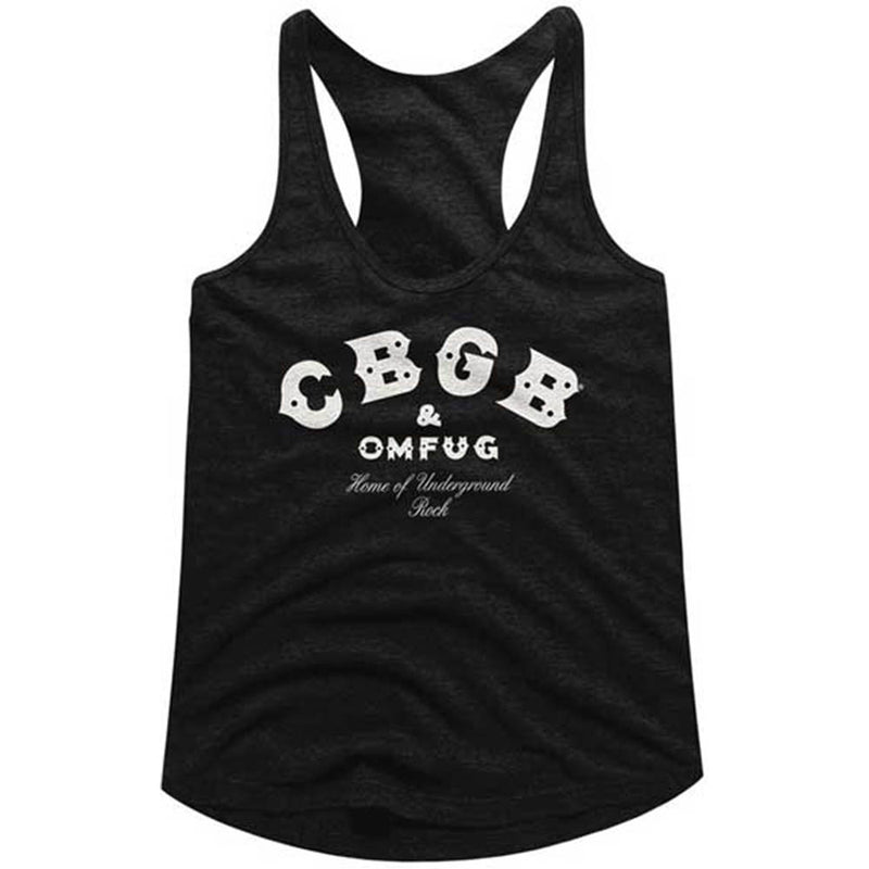 CBGB - 官方 Logo Racerback 背心/背心/女裝