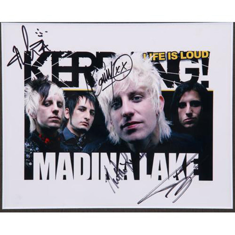 MADINA LAKE - Treasure One Point Goods Madina Lake Members Autograph / Collectable