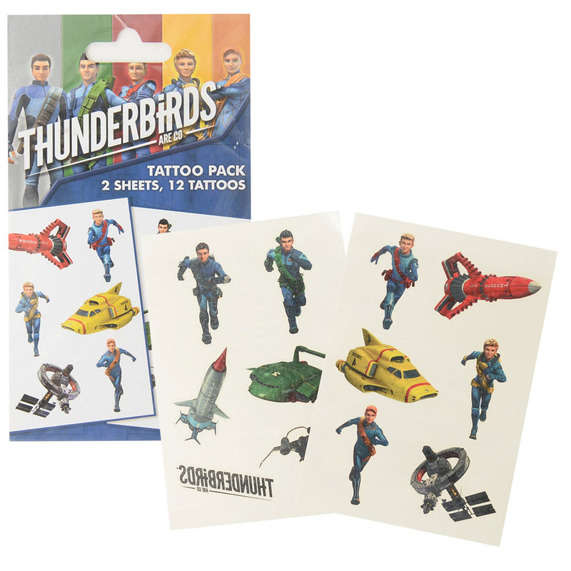 THUNDERBIRDS ARE GO - 官方混合紋身包/紋身貼紙