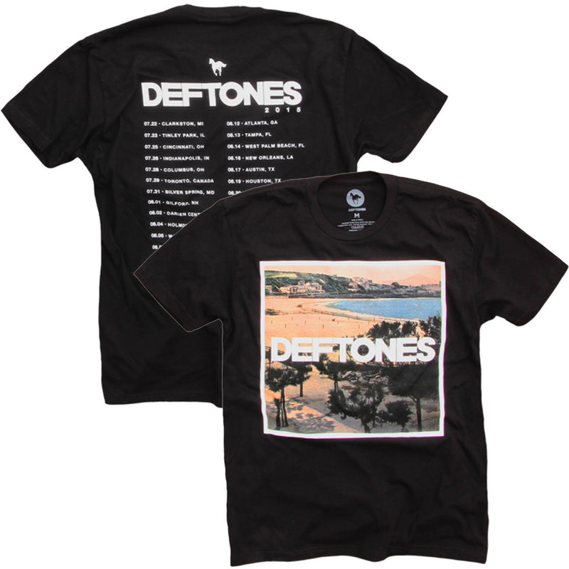 DEFTONES - Official There California 2015 Tour / Back Print / T-Shirt / Men's