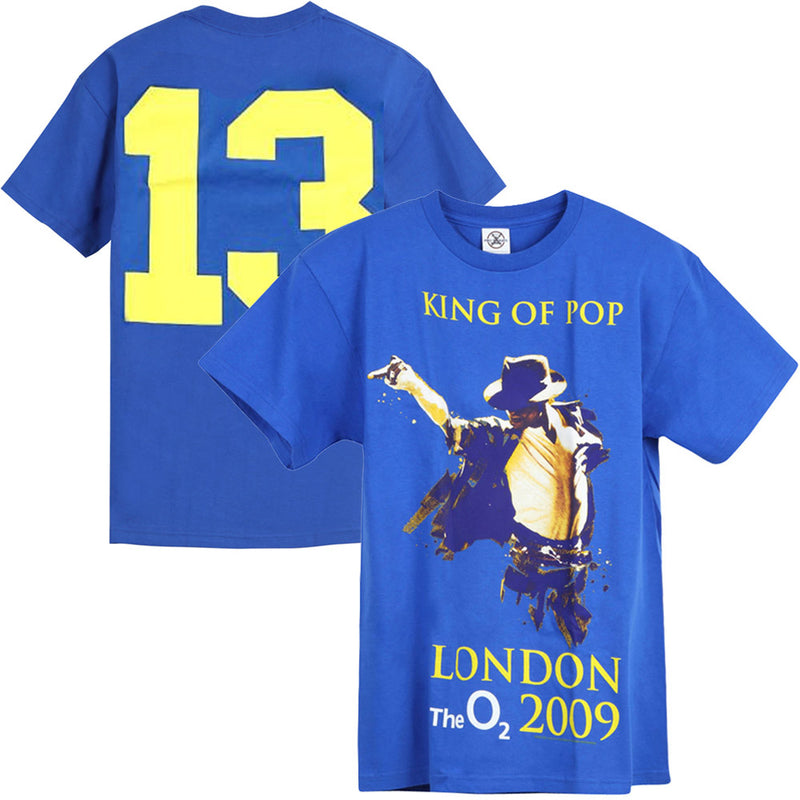 MICHAEL JACKSON - Official Yes London Show 13 Day Original Limited Edition T-Shirt / Print On The Back Of The Phantom / Collectable / Men's