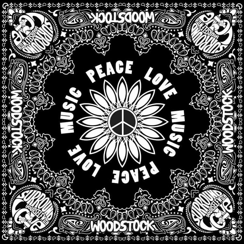WOODSTOCK - 官方和平之愛音樂/Bandana