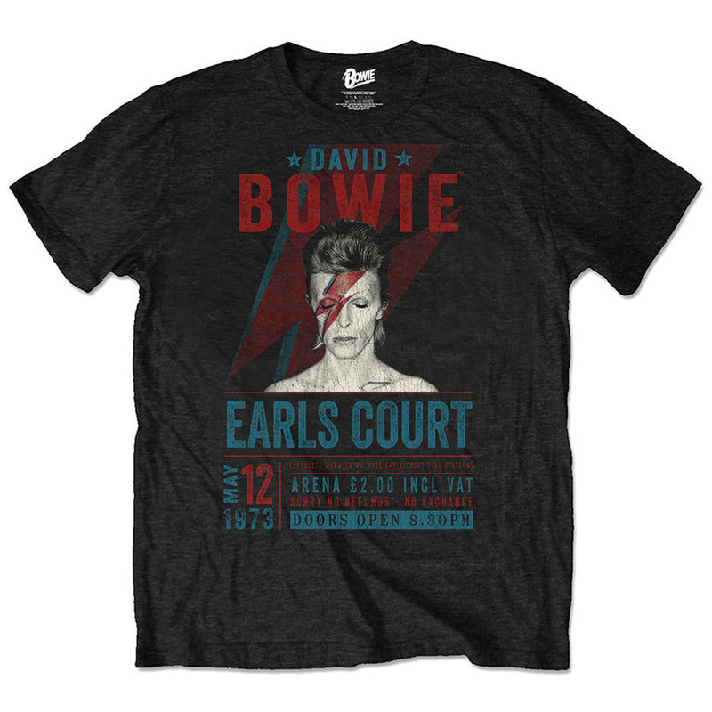 DAVID BOWIE - Official Earls Court '73 / Eco-Tee / T-Shirt / Men's