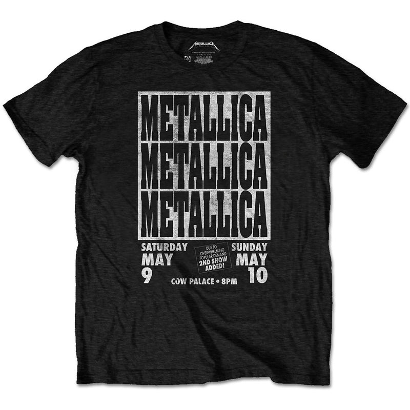 METALLICA - Official Cow Palace / Eco-Tee / T-Shirt / Men's