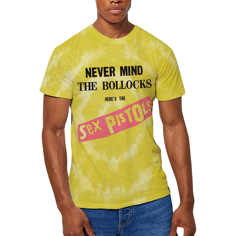 SEX PISTOLS - Official Never Mind The B.... Locks Original Album / Tie-Dye / T-Shirt / Men's