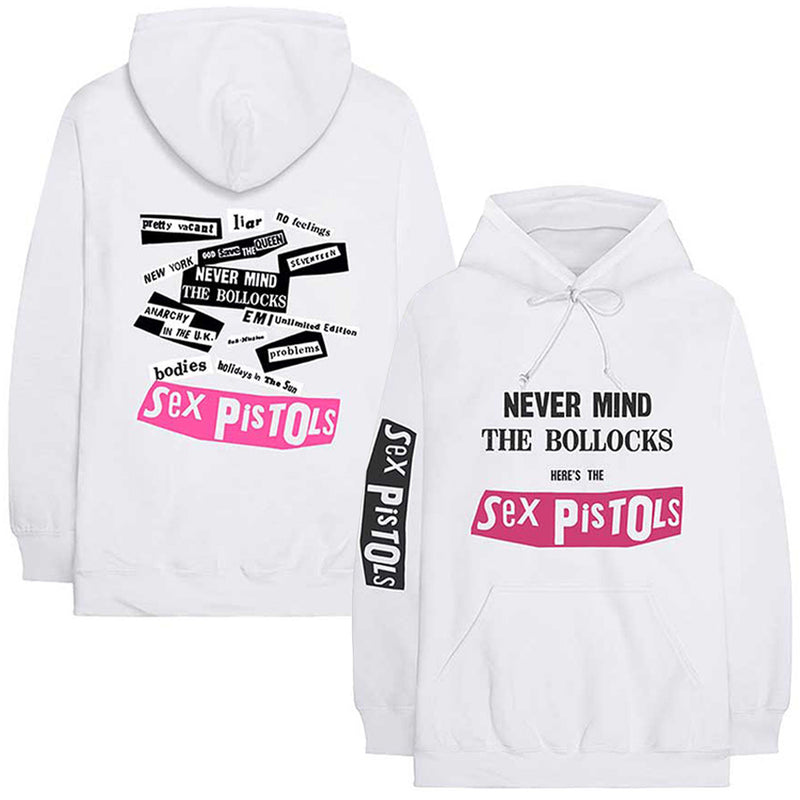 SEX PISTOLS - Official Never Mind The Bollocks / Back Print / Arm Print / Hoodie & Sweatshirt / Men's