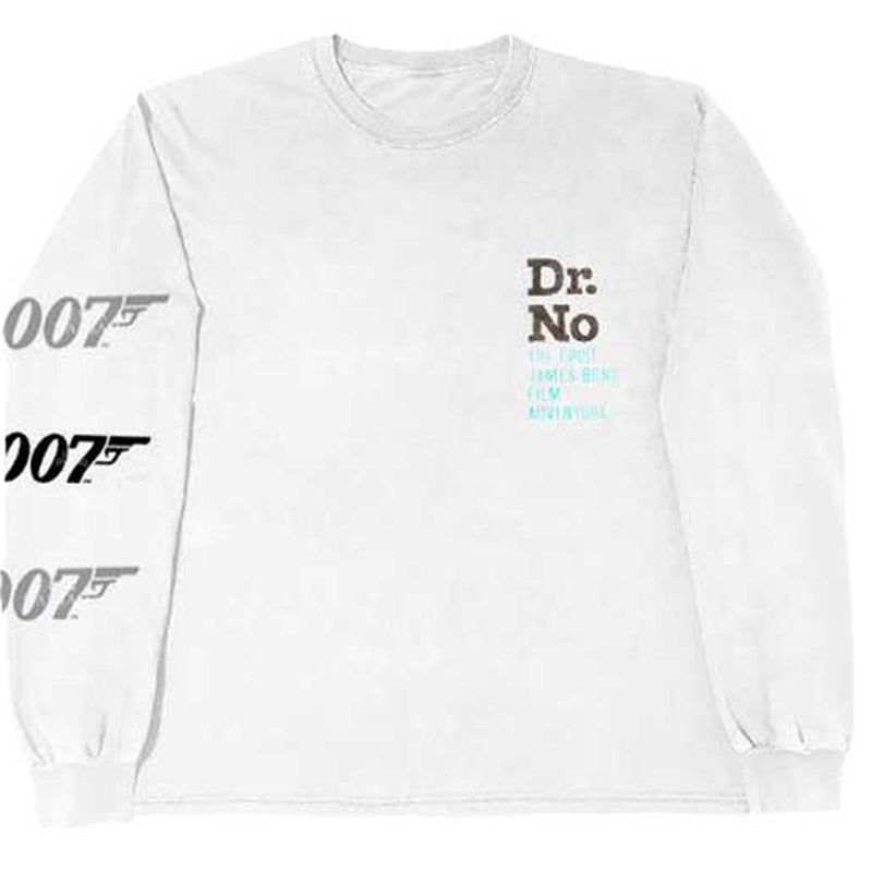 JAMES BOND - Official Dr No / Long Sleeve / Back Print / T-Shirt / Men's